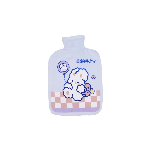 کیسه آبگرم طرح خرگوش سفید ابی