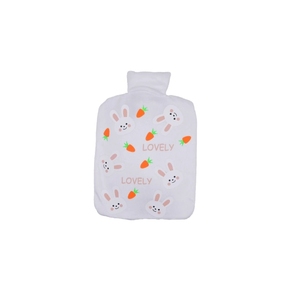 کیسه آبگرم طرح خرگوش هویج خاکستری