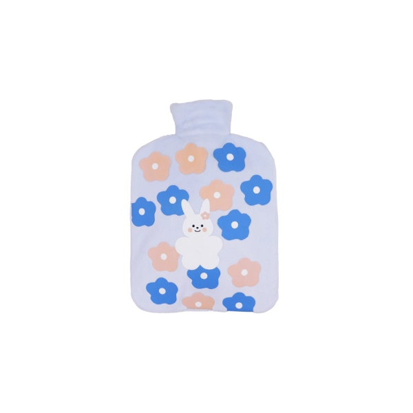 کیسه آبگرم طرح گلبرگ آبی