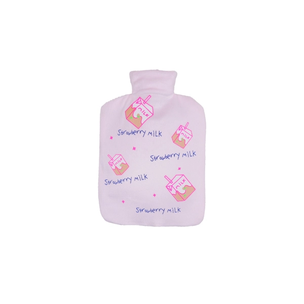 کیسه آبگرم طرح پاکت شیر صورتی